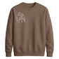 Personalised Family Line Art Portrait Unisex Sweatshirt
