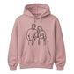 Personalised Family Portrait Line Art Unisex Hoodie