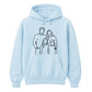 Personalised Family Portrait Line Art Unisex Hoodie