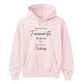 Personalised Favourite Human For Him For Her Gifts Unisex Hoodie