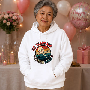 Personalised Funny Birthday Unisex Hoodie
