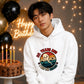 Personalised Funny Birthday Unisex Hoodie