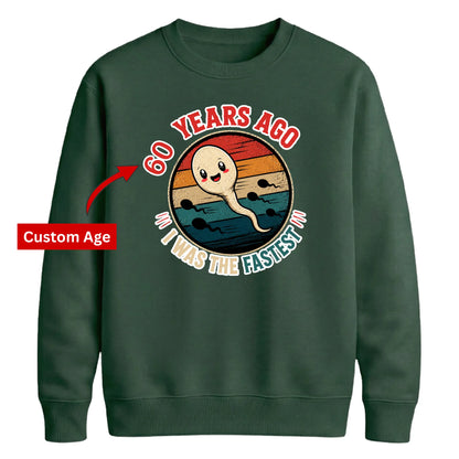 Personalised Funny Birthday Unisex Sweatshirt