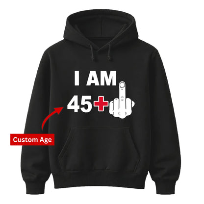 Personalised Funny Milestone Birthday Unisex Hoodie