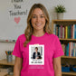 Personalised Gift Photo Thank You Teacher Ladies Fit T-Shirt