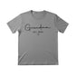 Personalised Grandma Est Year Mothers Day Printed T-Shirt