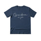 Personalised Grandma Est Year Mothers Day Printed T-Shirt
