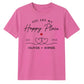 Personalised Happy Place For Him For Her Gifts Unisex T-Shirt