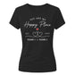 Personalised Happy Place For Him For Her Gifts Ladies Fit T-Shirt
