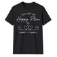 Personalised Happy Place For Him For Her Gifts Unisex T-Shirt