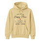 Personalised Happy Place For Him For Her Gifts Unisex Hoodie