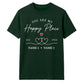 Personalised Happy Place For Him For Her Gifts Unisex T-Shirt