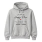 Personalised Happy Place For Him For Her Gifts Unisex Hoodie