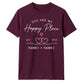 Personalised Happy Place For Him For Her Gifts Unisex T-Shirt