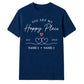 Personalised Happy Place For Him For Her Gifts Unisex T-Shirt