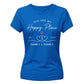 Personalised Happy Place For Him For Her Gifts Ladies Fit T-Shirt