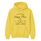 Personalised Happy Place For Him For Her Gifts Unisex Hoodie