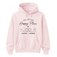 Personalised Happy Place For Him For Her Gifts Unisex Hoodie