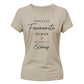 Personalised Human Belongs For Him For Her Gifts Ladies Fit T-Shirt