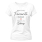 Personalised Human Belongs For Him For Her Gifts Ladies Fit T-Shirt