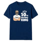 Personalised King Happy Birthday Unisex T-Shirt