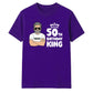 Personalised King Happy Birthday Unisex T-Shirt