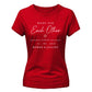 Personalised Made Anniversary For Him For Her Gifts Ladies Fit T-Shirt
