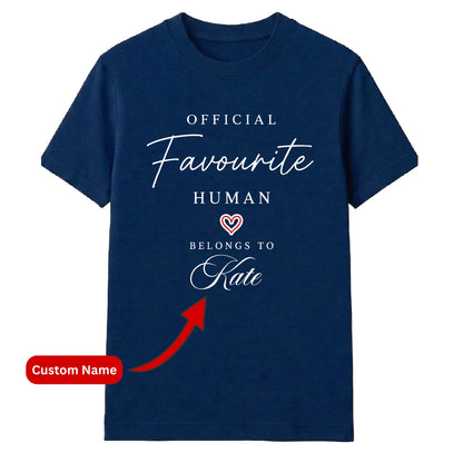 Personalised Official Human For Him For Her Gifts Unisex T-Shirt