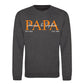 Personalised Papa Est. Father Day Printed Unisex Sweatshirt