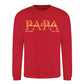 Personalised Papa Est. Father Day Printed Unisex Sweatshirt