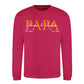Personalised Papa Est. Father Day Printed Unisex Sweatshirt