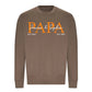 Personalised Papa Est. Father Day Printed Unisex Sweatshirt