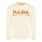 Personalised Papa Est. Father Day Printed Unisex Sweatshirt