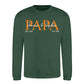 Personalised Papa Est. Father Day Printed Unisex Sweatshirt