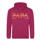 Personalised Papa Est. Father’s Day Printed Unisex Hoodie