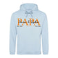 Personalised Papa Est. Father’s Day Printed Unisex Hoodie
