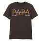 Personalised Papa Est Dad Gift Father's Day T-Shirt