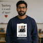 Personalised Photo Thank You Teacher Unisex Sweatshirt