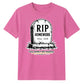 Personalised RIP Homework Funny School Leavers Unisex T-Shirt