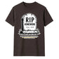 Personalised RIP Homework Funny School Leavers Unisex T-Shirt