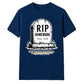Personalised RIP Homework Funny School Leavers Unisex T-Shirt