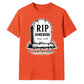 Personalised RIP Homework Funny School Leavers Unisex T-Shirt