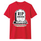 Personalised RIP Homework Funny School Leavers Unisex T-Shirt