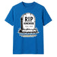 Personalised RIP Homework Funny School Leavers Unisex T-Shirt