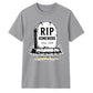Personalised RIP Homework Funny School Leavers Unisex T-Shirt