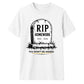 Personalised RIP Homework Funny School Leavers Unisex T-Shirt