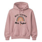 Personalised Rainbow Gift Thank You Teacher Unisex Hoodie