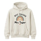 Personalised Rainbow Gift Thank You Teacher Unisex Hoodie
