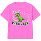 Personalised Kids Birthday T Shirt T Rex Dinosaur Birthday Party Outfit Custom Age Kids Tee