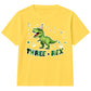 Personalised Kids Birthday T Shirt T Rex Dinosaur Birthday Party Outfit Custom Age Kids Tee